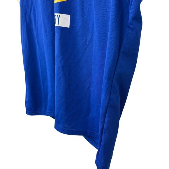 NBA Golden State Warriors Stephen Steph Curry 30 Jersey Blue Mens sz Large - Picture 8 of 15